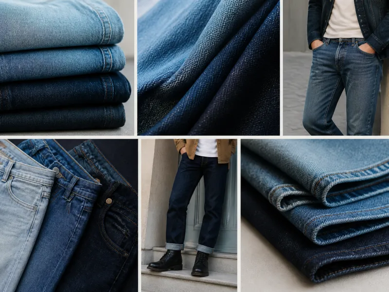 Stoffgewicht bei Jeans: leicht, mittel und schwer erklärt