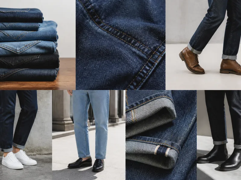 Jeans und Schuhe