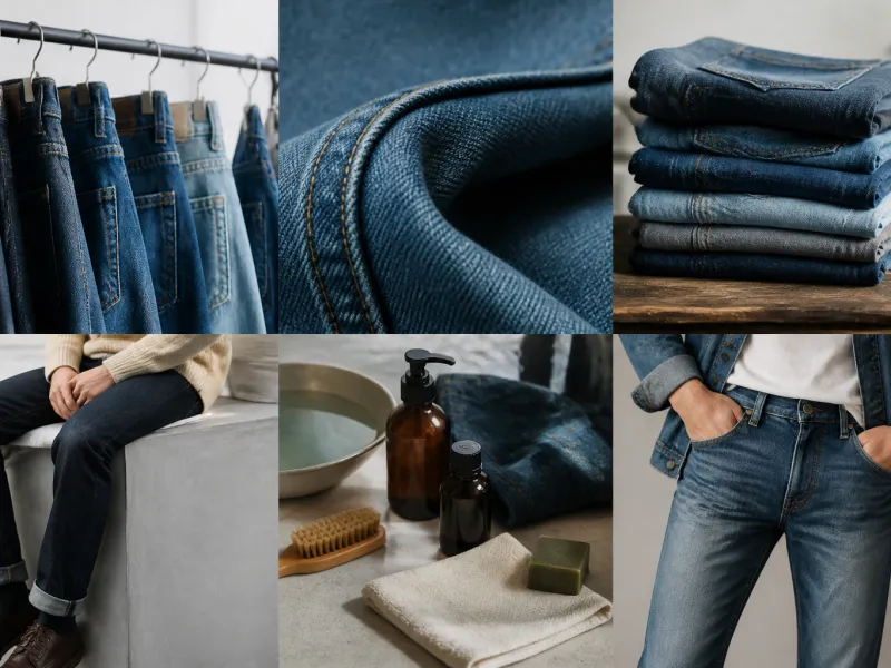 Shop: Jeans, Denim und Pflegeprodukte nach Kategorie